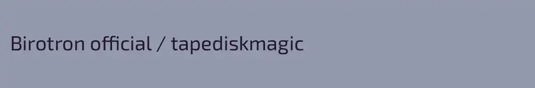 Birotron official / tapediskmagic